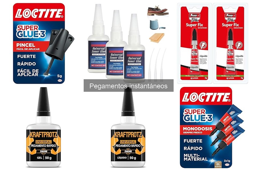 Tipos de pegamentos instantáneos: ventajas y desventajas