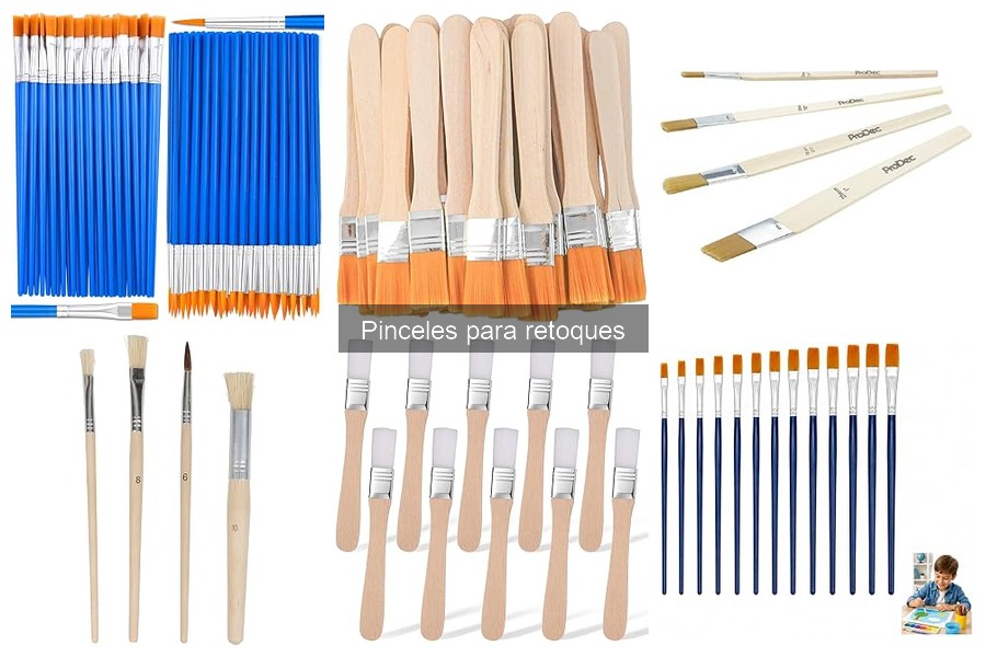 Tipos de Pinceles para Retoques: Guía de Usos y Ventajas