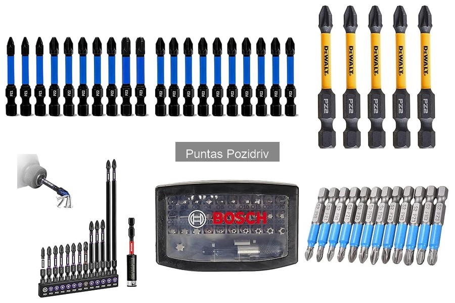 Tipos de Puntas Pozidriv: Guía Completa de Opciones