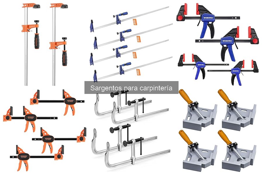 Tipos de sargentos para carpintería: Guía completa