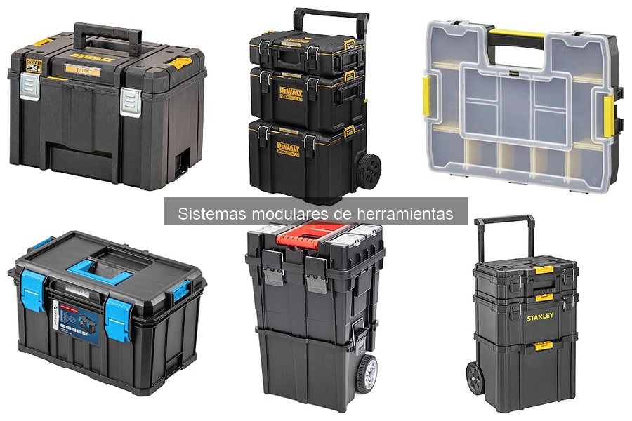 Tipos de sistemas modulares de herramientas: Estanterías y más
