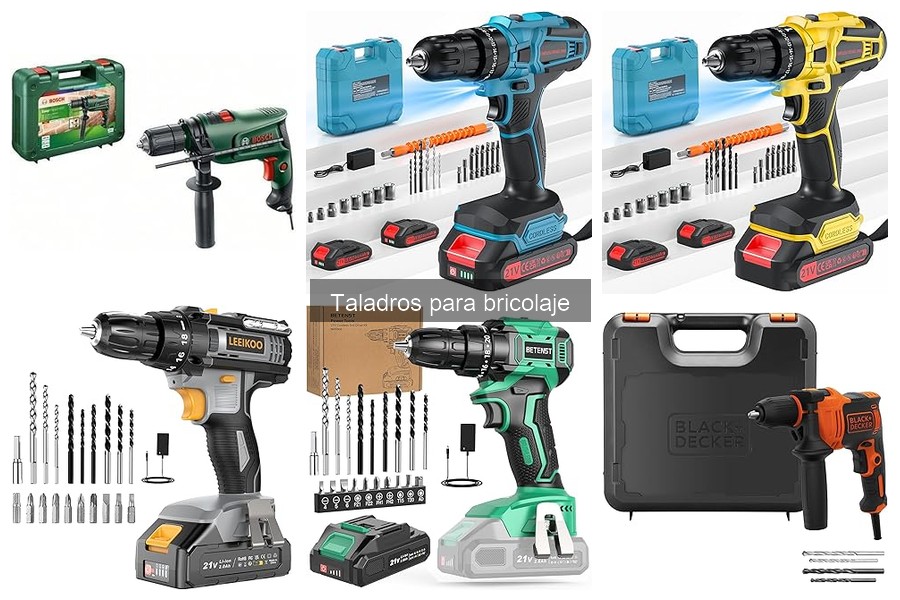 Tipos de taladros para bricolaje: guía completa y usos
