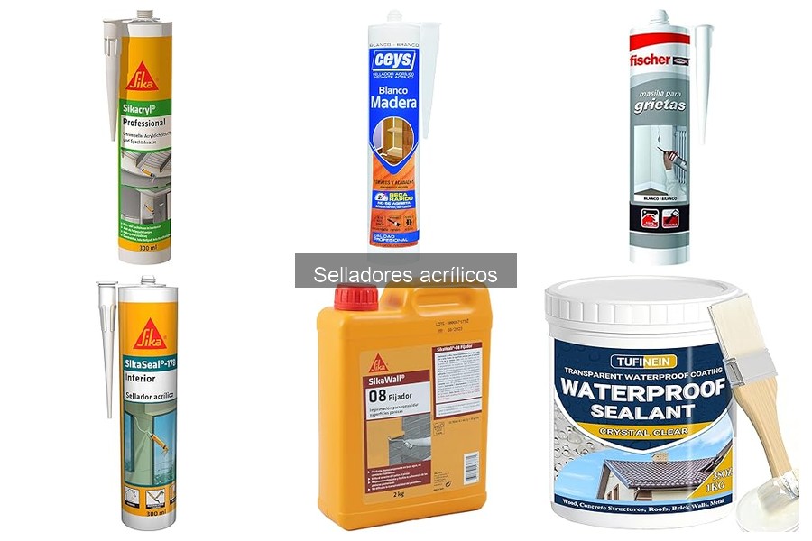 Usos creativos de selladores acrílicos en bricolaje