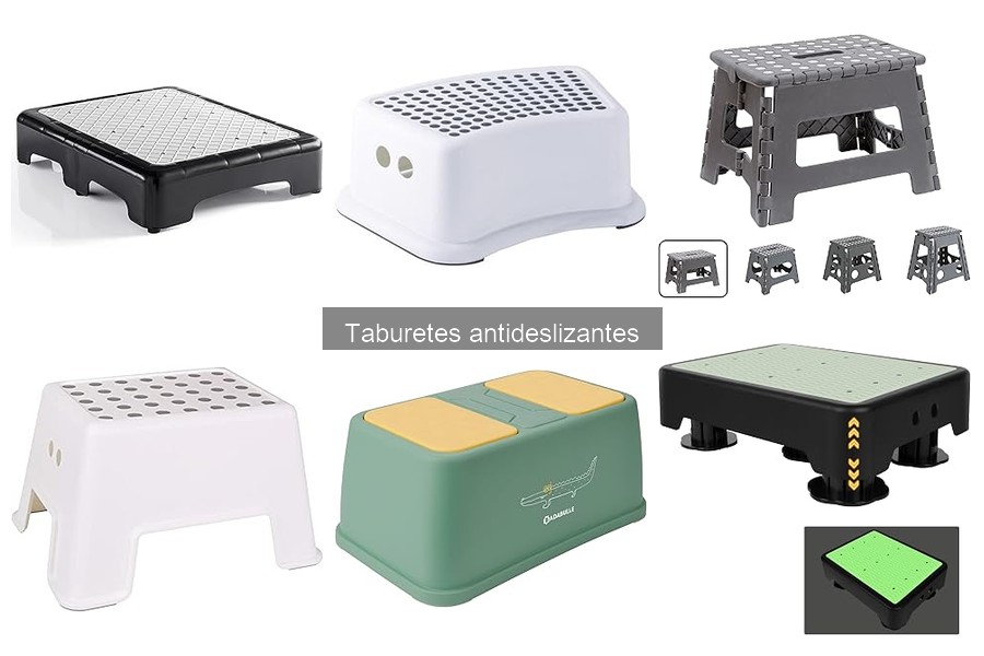 Usos creativos de taburetes antideslizantes en el hogar