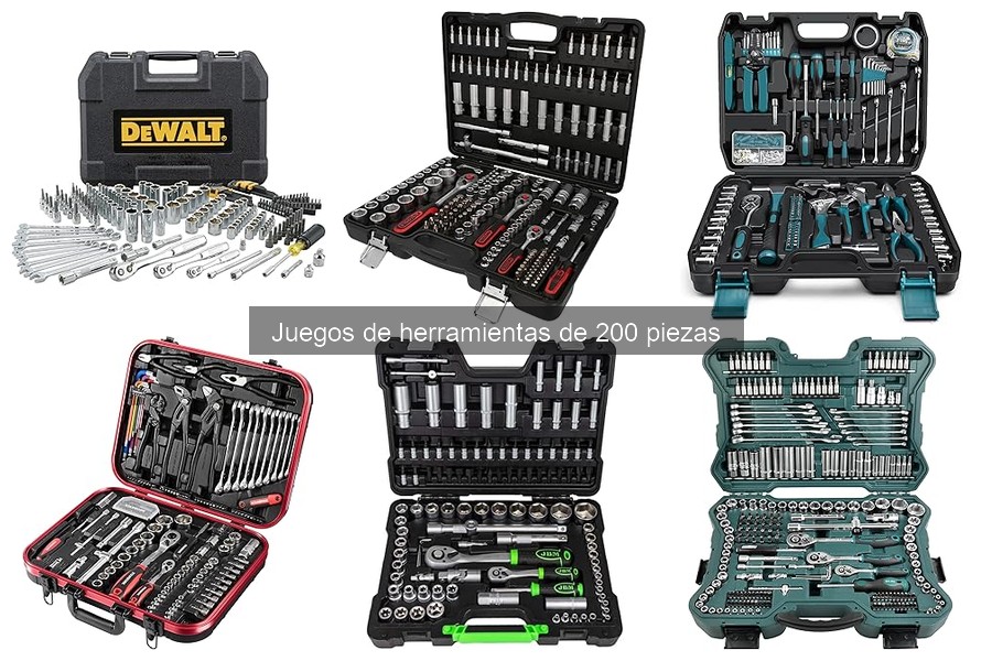 Ventajas de un juego de herramientas de 200 piezas para bricolaje