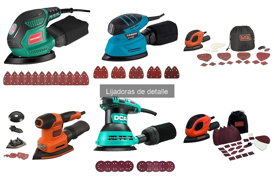 Ventajas y desventajas de las lijadoras de detalle