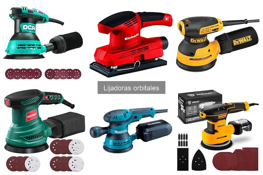 Ventajas y desventajas de las lijadoras orbitales