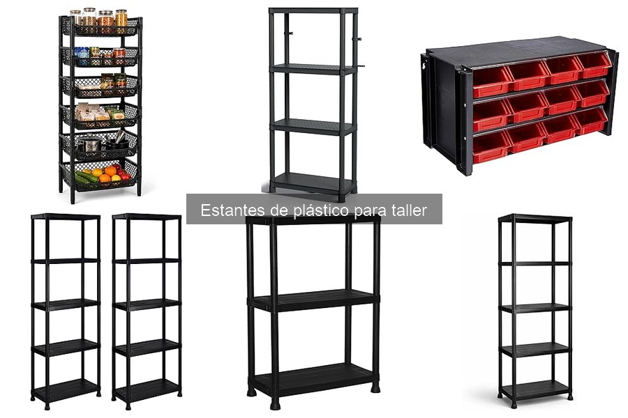 Ventajas y desventajas de los estantes de plástico en el taller