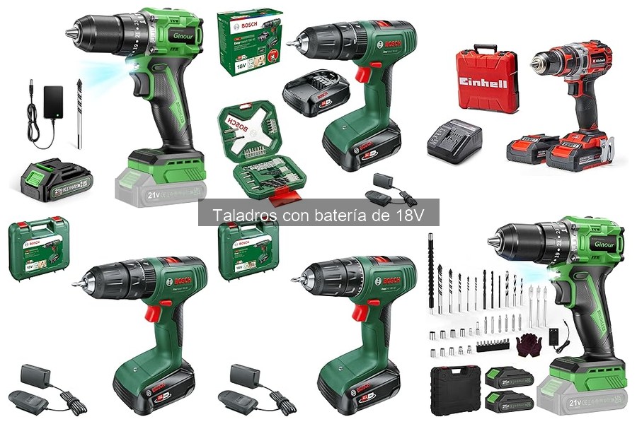 Ventajas y desventajas de los taladros a batería de 18V