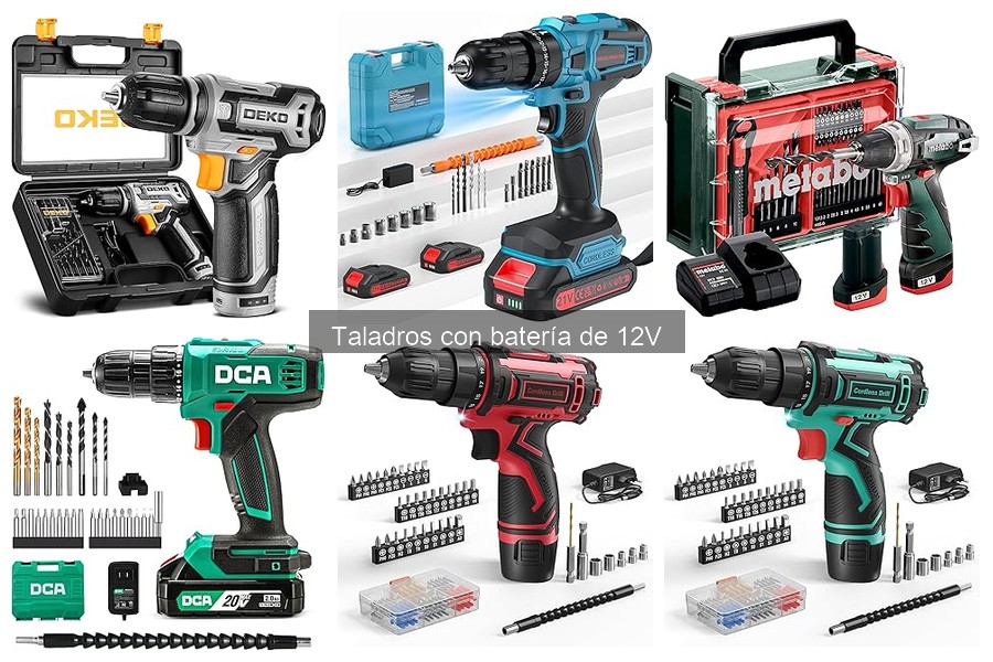 Ventajas y desventajas de los taladros de batería de 12V