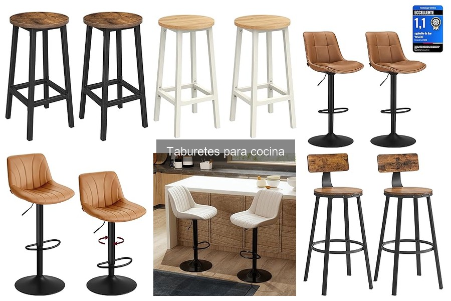 Ventajas y desventajas de taburetes de cocina ajustables